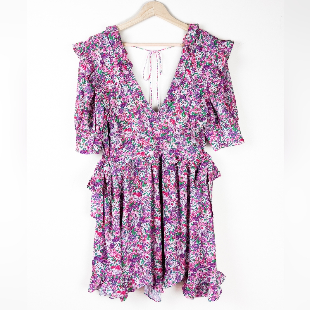 Nwt Fl&L Katarina Floral Mini Dress